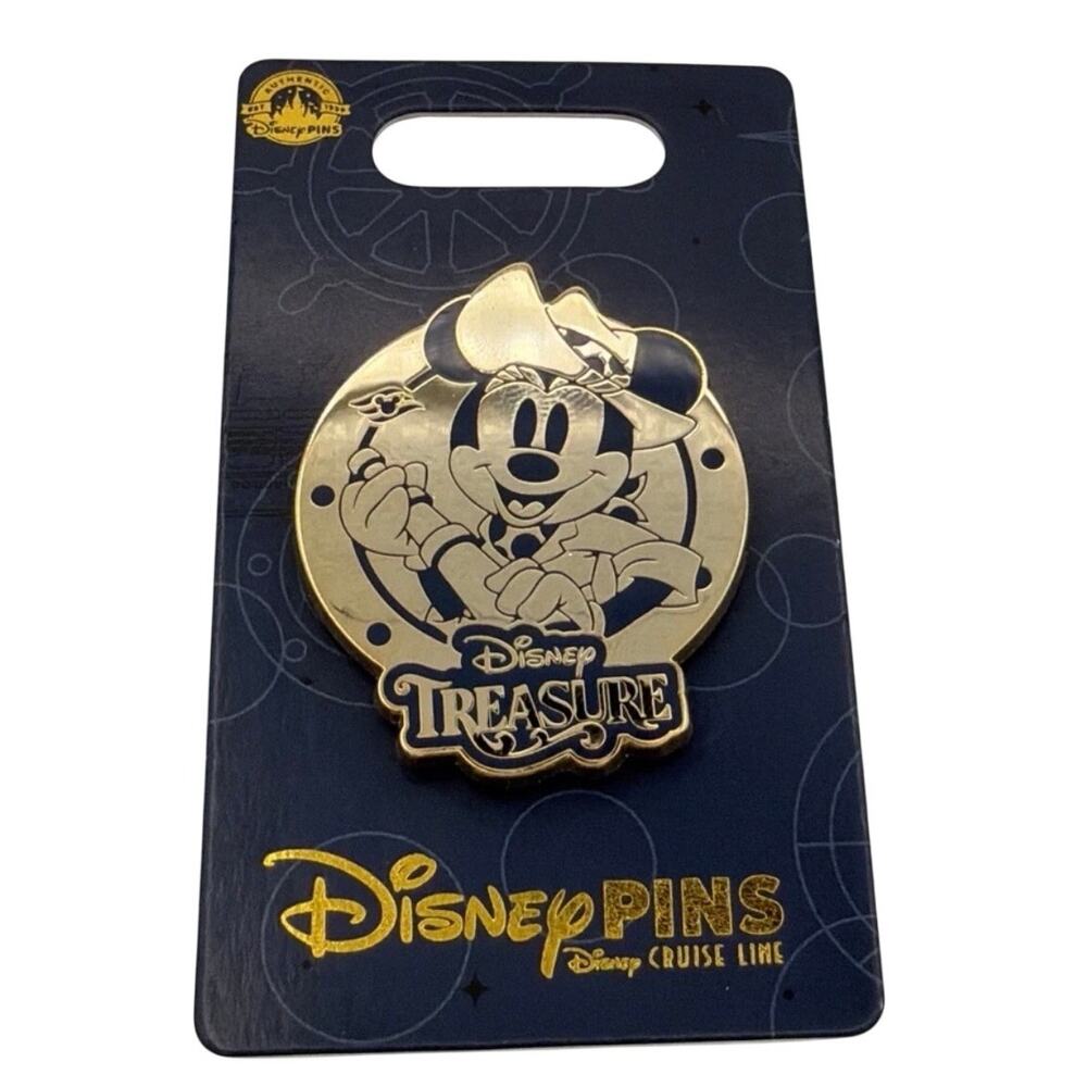 Minnie Mouse Disney Treasure Cruise Line Pin NWT